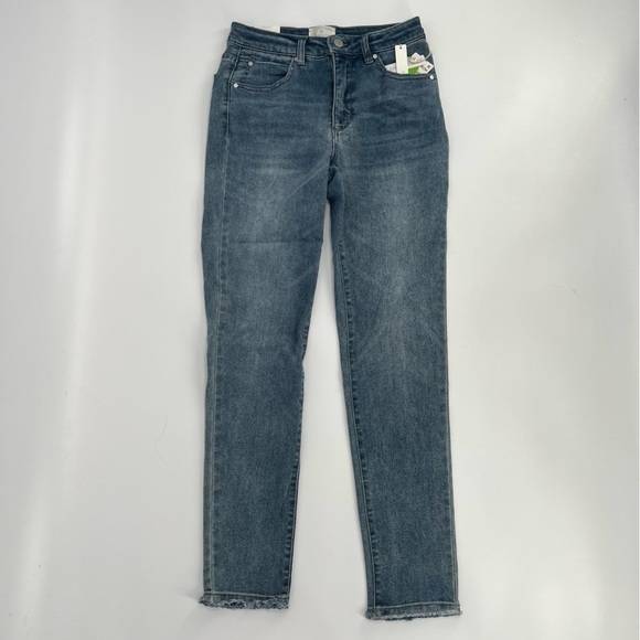 Caslon Denim - NWT Caslon Skinny Light Blue Vintage Rough Hem Jeans Size 0 Women's